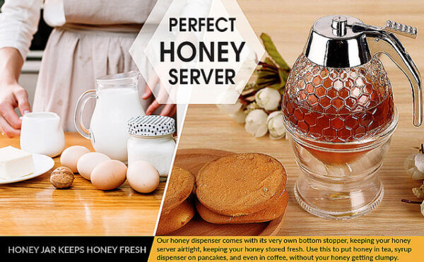 Honey Juice Syrup Dispenser - Drip Storage 200ml