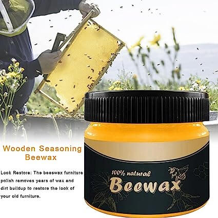 Furniture Polish - Wood Seasoning Bees wax - Complete Solution for Furniture Care
