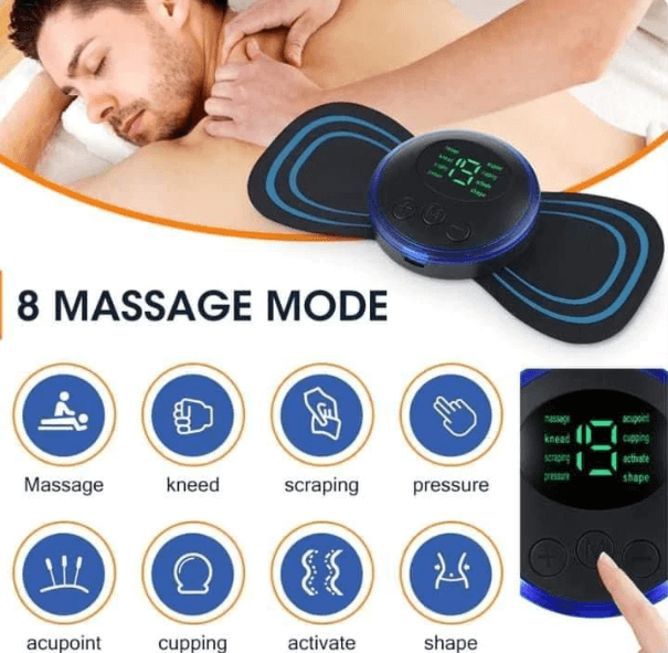 Ems Butterfly Portable Neck Massager- Mini Electric Butterfly Massager
