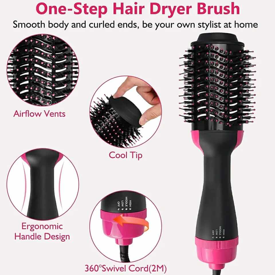 3 in 1 Hair Dryer and Volumizer Brush