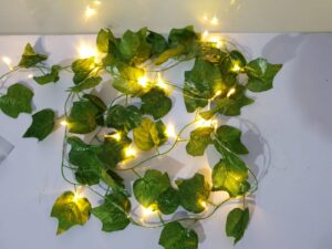 Maple Leaf Garland String Fairy Light With 20 Led Wall Decoration