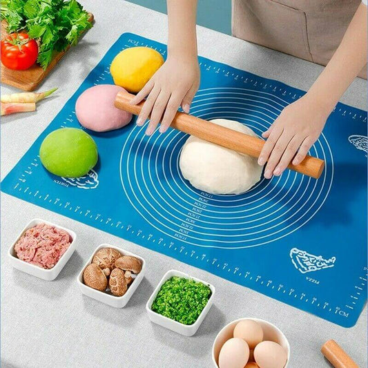 Silicone Thickening Mat Rolling- Dough Liner Pad-Silicone Non-stick 50x40cm