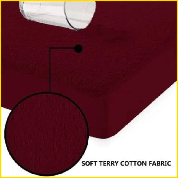 Terry Cotton Waterproof Mattress Cover | 11 . 11  SALE | Buy 1 and Get 1 Free